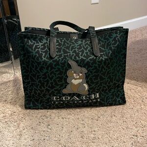 Coach x Disney tote bag with Thumper